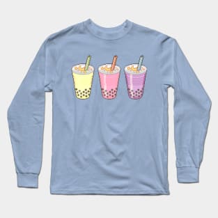 Pixel Bubble Tea Long Sleeve T-Shirt